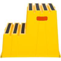 Escabeau industriel, 2 marches, 26" x 22-7/16" x Hauteur 19-11/16" TGS INDUSTRIEL
