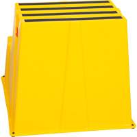 Escabeau industriel, 2 marches, 26" x 22-7/16" x Hauteur 19-11/16" TGS INDUSTRIEL