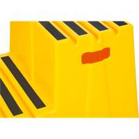 Escabeau industriel, 2 marches, 26" x 22-7/16" x Hauteur 19-11/16" TGS INDUSTRIEL