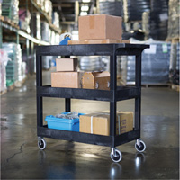R&acirc;telier mobile, 3 tiers, 35-1/4" x 36-1/4" x 18", Capacit&eacute; 300 lb TGS INDUSTRIEL