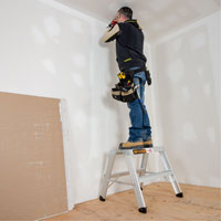 Poste de travail chevalet de sciage portatif, Cadre Aluminium, 12-1/4" p x 24" h TGS INDUSTRIEL