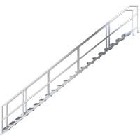 SmartStairs 17-21 Steps Modular Construction Stair System, 157-1/2" H TGS INDUSTRIEL