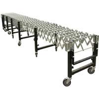 Convoyeur extensible, 18" la x 12' lo, Capacit&eacute; de 200 lb par pi lin. TGS INDUSTRIEL