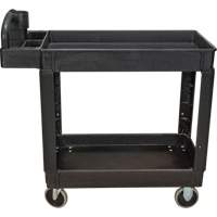 Utility Cart, 2 Tiers, 17-1/8" x 33-1/2" x 37-5/8", 550 lbs. Capacity TGS INDUSTRIEL