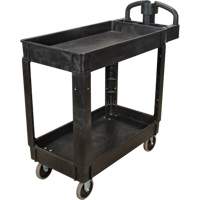 Utility Cart, 2 Tiers, 17-1/8" x 33-1/2" x 37-5/8", 550 lbs. Capacity TGS INDUSTRIEL
