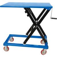 Manual Scissor Lift Table, 37-3/8" L x 23-5/8" W, Steel, 660 lbs. Capacity TGS INDUSTRIEL