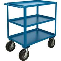 Outdoor Shelf Cart, 3 Tiers, 18" W x 39" H x 33" D, 1200 lbs. Capacity TGS INDUSTRIEL