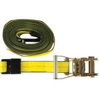 Winch Strap, Flat Hook, 30' W x 2" L, 3335 lbs. (1512 kg) Working Load Limit TGS INDUSTRIEL