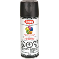Industrial Acryli-Quik Lacquer, Black, Semi-Flat, 12 oz., Aerosol Can TGS INDUSTRIEL