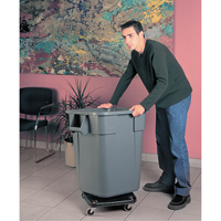 Square BRUTE&reg; Dollies, Polyethylene, Black TGS INDUSTRIEL