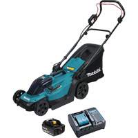18V LXT Cordless Lawn Mower Kit, Push Walk-Behind, Battery Powered, 13" Cutting Width TGS INDUSTRIEL