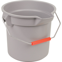 Seau Brute, Capacit&eacute; de 3.5 gal. US (14 pintes), Gris TGS INDUSTRIEL