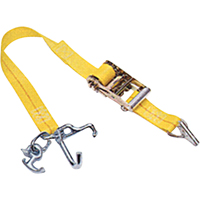 Auto Tie-Downs with Universal Lock, Ratchet, 2" W x 7' L, 1367 lbs. (620 kg) WLL TGS INDUSTRIEL
