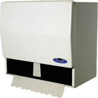 Roll or Single-Fold Towel Dispenser , Manual, 10.5" W x 6.75" D x 9.5" H TGS INDUSTRIEL