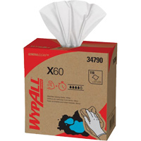 Chiffons X60 WypAll, Tout usage, 16-3/4" lo x 8-3/8" la TGS INDUSTRIEL