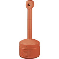 Smokers Cease-Fire&reg; Cigarette Butt Receptacle, Free-Standing, Plastic, 1 US gal. Capacity, 30" Height TGS INDUSTRIEL