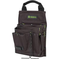 Tool Bag, Nylon, 7 Pockets, Black TGS INDUSTRIEL
