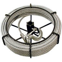 Assemblage de c&acirc;ble de 100' JGP-150A 1-1/2 tonne pour chariot-palans JET TGS INDUSTRIEL