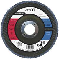 PowerBlend Flap Disc, 7" x 7/8", Type 29, Z40 Grit, Zirconia Alumina TGS INDUSTRIEL