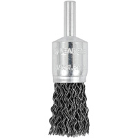 E050-20 Shaft Mounted Crimped End Brush, 1/2", 0.02" Fill, 1/4" Shank TGS INDUSTRIEL