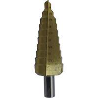 JET-KUT&reg; Super Premium M35 Step Drill, 3/16" - 1/2" , 1/16" Increments, High Speed Steel TGS INDUSTRIEL