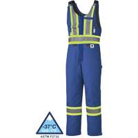 5524A Combinaison de s&eacute;curit&eacute; matelass&eacute;e ignifuge &agrave; haute visibilit&eacute;, 2T-Grand, Bleu royal TGS INDUSTRIEL