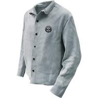 Welder Jacket, Leather, X-Large, Grey TGS INDUSTRIEL
