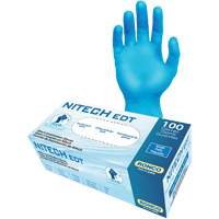EDT&reg; Examination Gloves, Small, Nitech&reg;, 5-mil, Powder-Free, Blue, Class 2 TGS INDUSTRIEL