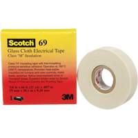 Ruban en tissu de verre Scotch, 19 mm (3/4") la x 20 m (66') lo, 7 mils, Blanc TGS INDUSTRIEL