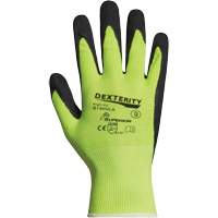 Dexterity&reg; Coated Gloves, 10, Latex Coating, 13 Gauge, Polyester Shell TGS INDUSTRIEL