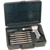 Ensemble de marteau pneumatique de s&eacute;rie lourde, 3 pi³/min, 1/4" NPT, 3000 coups/min, 3/4" x 2-9/32" (19,05 mm x 57,94 mm) TGS INDUSTRIEL