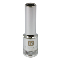 Douille m&eacute;trique, 10 mm, Prise 1/2", 6 pans, Profond TGS INDUSTRIEL