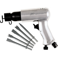 Marteau pneumatique avec jeu de burins, 3 pi³/min, 1/4" NPT, 3500 coups/min, 11/16" x 2-5/8" (17,46 mm x 66,68 mm) TGS INDUSTRIEL