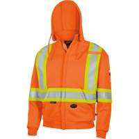 338SF Flame-Resistant Zip Style Hoodie, Men's, X-Large, High Visibility Orange, 22 cal/cm² TGS INDUSTRIEL