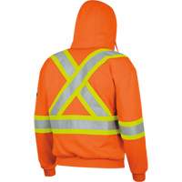 338SF Flame-Resistant Zip Style Hoodie, Men's, X-Large, High Visibility Orange, 22 cal/cm² TGS INDUSTRIEL