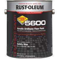 Concrete Saver 5600 System Acrylic Floor Paint, 1 gal., Water-Based, Gloss, Blue TGS INDUSTRIEL