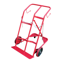 Cylinder Cart, Mold-on Rubber Wheels, 25-1/2"W x 7"L Base, 350 lbs. TGS INDUSTRIEL