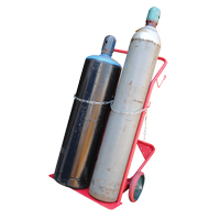 Cylinder Cart, Mold-on Rubber Wheels, 25-1/2"W x 7"L Base, 350 lbs. TGS INDUSTRIEL