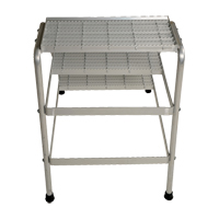 Aluminum Step Stand, 3 Steps, 34-9/16" x 22-13/16" x 30" High TGS INDUSTRIEL