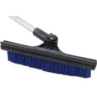 Snow Brush, Telescopic, Polypropylene Blade, 32-1/2" Long, Blue TGS INDUSTRIEL
