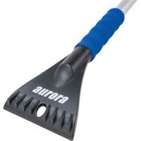 Snow Brush, Telescopic, Polypropylene Blade, 32-1/2" Long, Blue TGS INDUSTRIEL