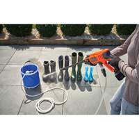 Pressure Washer, Battery Powered, 350 PSI, 0.5 GPM TGS INDUSTRIEL
