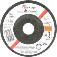 Meule flexible Green Corps, 4-1/2" x 1/8", Arbre 7/8", C&eacute;ramique, Type 27 TGS INDUSTRIEL