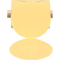 Disque abrasif dor&eacute; en rouleau de papier Stikit, 5" dia., Grain P180, Oxyde d'aluminium TGS INDUSTRIEL