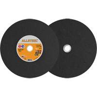 Meule pour scie &agrave; tronçonner AllSteel, 14" x 1/8", Arbre de 25/32", Type 1, Oxyde d'aluminium, 5400 Tr/min TGS INDUSTRIEL