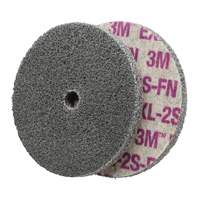 Meule unitaris&eacute;e EXL Scotch-Brite, 6" x 1/4", Arbre de 1/4", Grain de Fin, Oxyde d'aluminium/C&eacute;ramique/Zirconium TGS INDUSTRIEL