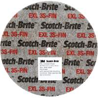 Meule unitaris&eacute;e EXL Scotch-Brite, 2" x 1/4", Arbre de 1/4", Grain de Fin, Carbure de silicium TGS INDUSTRIEL