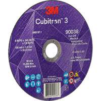 Meule &agrave; tronçonner Cubitron 3, 6" x 0,045", Type T27, C&eacute;ramique, 10 200 Tr/min TGS INDUSTRIEL
