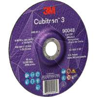 Meule &agrave; tronçonner Cubitron 3, 6" x 0,045", Arbre de 7/8", Type T27, C&eacute;ramique, 10 200 Tr/min TGS INDUSTRIEL