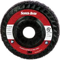 Scotch-Brite Clean and Strip XT Pro Disc XO-DC, 4-1/2" Dia., Extra Coarse Grit, Silicon Carbide TGS INDUSTRIEL
